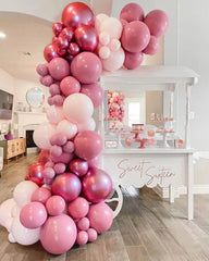 FOTIOMRG wedding decor pink balloons add elegance to showers.