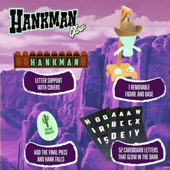 Informative, interactive Hankman Glow supports vocabulary building without pressure.