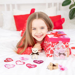 Fovths gift packaging setup for shareable Valentine gifts