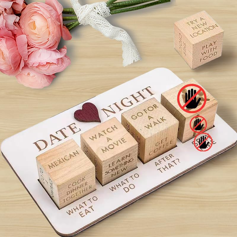FOWSEEK Valentines gift dice ideal for heartfelt celebrations