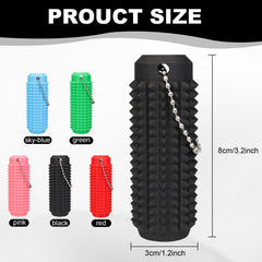 FOWSRHRG Little Ouchies Spiky Fidget black side view highlighting compact shape