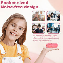 FOWSRHRG Little Ouchies Spiky pink side view for portable stress relief on the go.