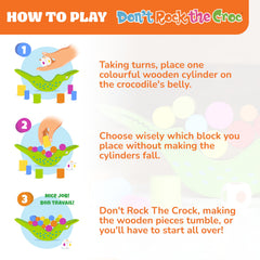 Natural wooden components with safe colors support tactile FoxMind play.
