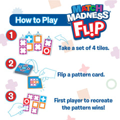FoxMind Match Madness Flip three difficulty levels challenge growing players.
