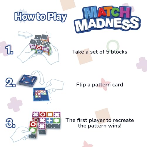 FoxMind Match Madness four block sets arranged for multiplayer setup.
