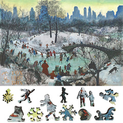 FoxSmartBox wooden puzzle for adults with 180 pieces, mindful puzzling