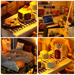 Foyucool miniature house kit instructions guide you step by step through assembly.