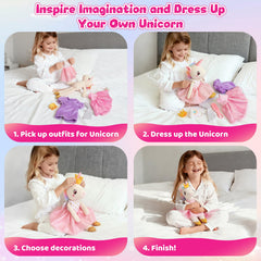 FPVERA unicorn doll gift packaging suitable for birthdays.