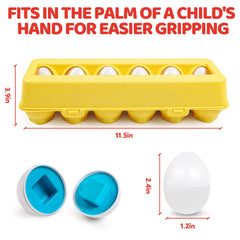 FQKIOMY portable educational eggs toy suitable for home and classroom