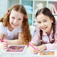 FQOVKYN cute animals design with color-coded dots for easy matching.