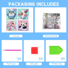 FQOVKYN diamond art kit unboxed presentation for gift-ready experience