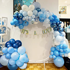 FQZYLCH blue-balloon-decor-for-baby-shower enhances photo-worthy moments.
