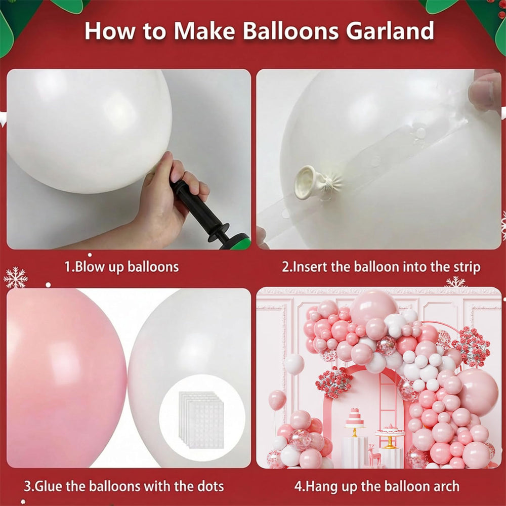 FQZYLCH macaron pink 18 inch balloons add soft color