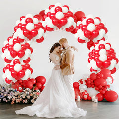 FQZYLCH matte red 18-inch balloons for bold accents