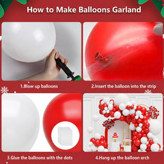 FQZYLCH matte white 18-inch balloons for elegant party decor