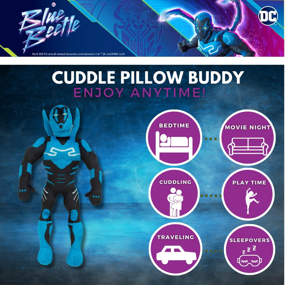 Franco Blue Beetle soft-plush material for gentle hugs