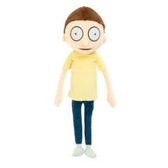 Franco Rick & Morty plush cuddle pillow stands 21 inches tall for cozy lounging.