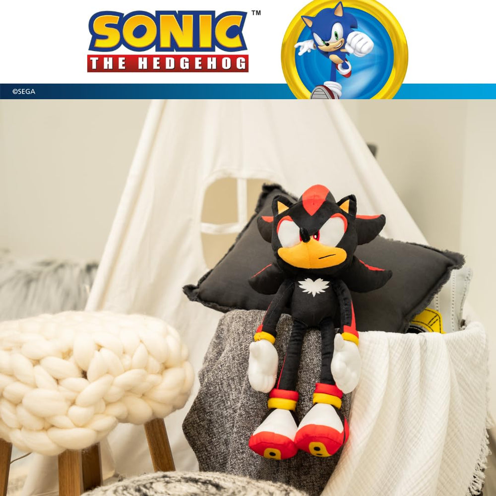Franco Shadow Hedgehog plush uses soft material for gentle hugs.