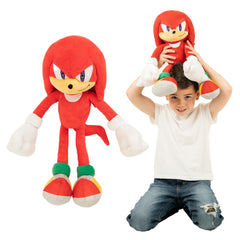 Franco Sonic Knuckles cuddle pillow buddy, soft plush for cozy gaming nights.