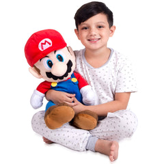 Franco Super Mario pillow cap detail shows embroidered logo for authentic look