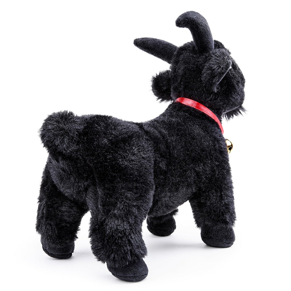 Frankiezhou Home realistic-goat-plush-toy: charming display piece for shelves and desks