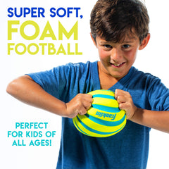 Franklin Sports spiral-foam football grip improves throwing accuracy