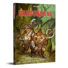 Free League Dragonbane hardback cover art for immersive RPG sessions.