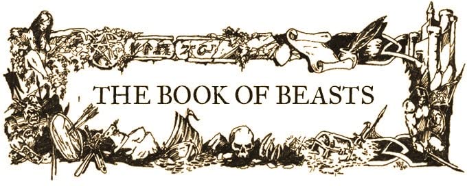 Free League Forbidden Lands Book of Beasts Twisted Ent illustration, immersive setting hints.