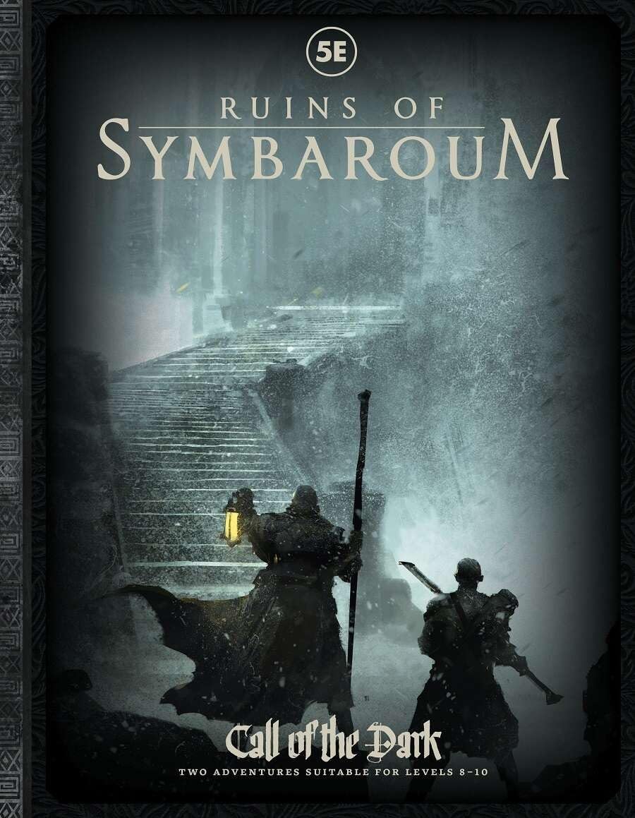 Free League Ruins of Symbaroum Call of the Dark expansion cover, ideal for epic dark fantasy sessions.