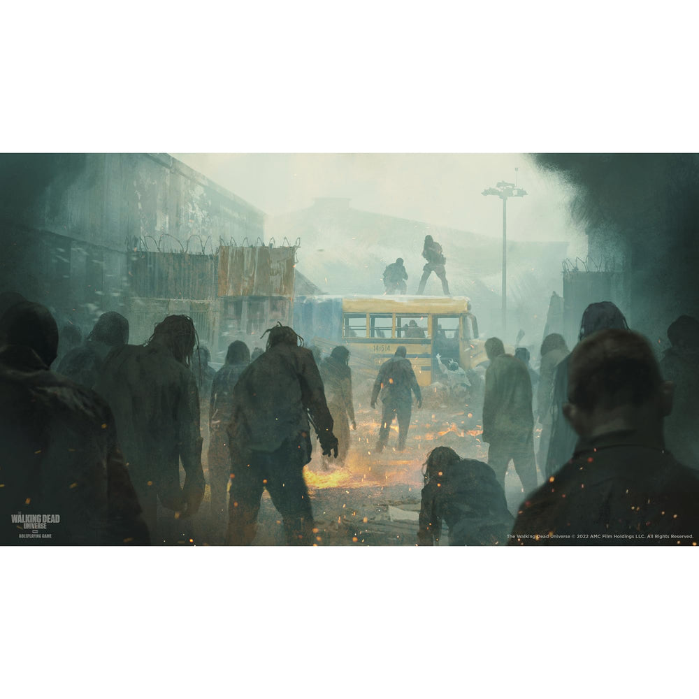 Free League Walking Dead Core Rules game-mechanics layout for smooth gameplay