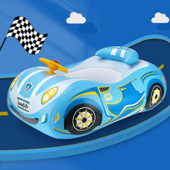 Free Swimming Baby Swimbobo inflatable pool float designed for outdoor family use.