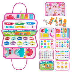 Freebear Busy Board puzzle for toddlers improves dexterity during travel
