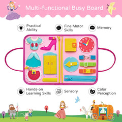 Freebear Busy Board zippers enhance grip and coordination in play