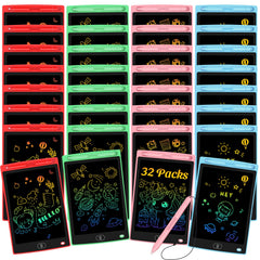 Frelswon 32-pack LCD tablet blue screen for mess-free doodling anywhere