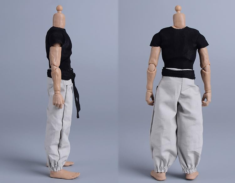 Fremego white pant for 1/12-scale figures, completes combat-ready outfits