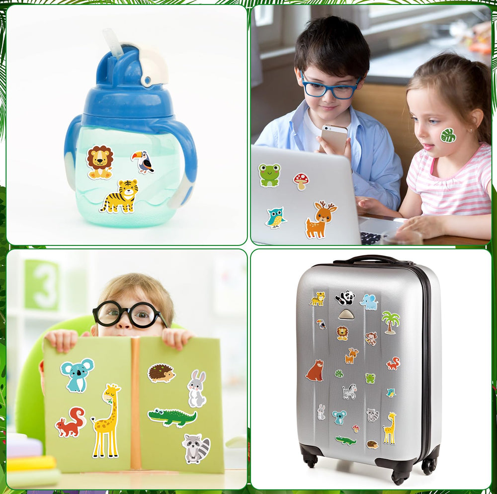 Frienda elephant design jungle sticker great for behavior charts and learning.