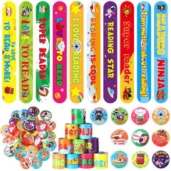 Frienda love to read wristbands with animal designs for classroom rewards