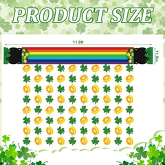 Frienda pot-of-gold hanging decor adds a shimmering focal point.