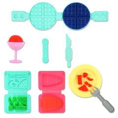 FRIMOONY dough tools set pattern molds for textured designs in dough crafts.