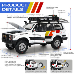 FRJV LC80 diecast side view reveals authentic detailing for play