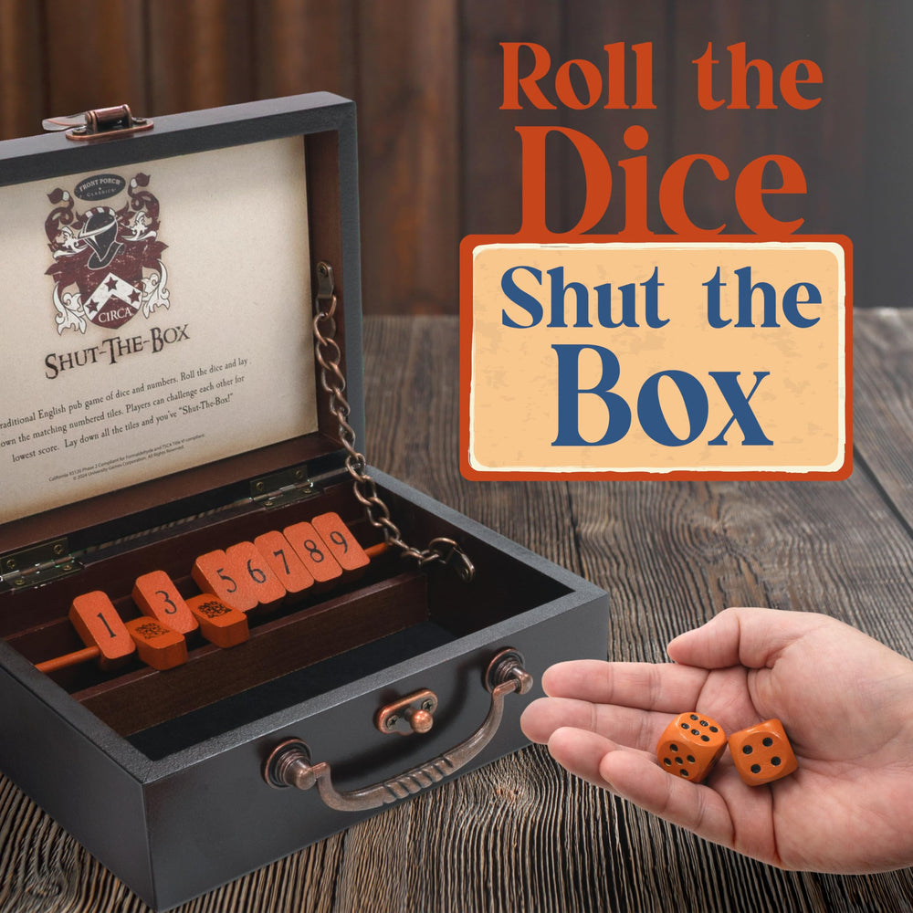 Front Porch Classics Circa Shut the Box solid wood craftsmanship and vintage charm