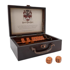 Front Porch Classics Circa Shut the Box tiles arranged on a wooden board for quick rounds