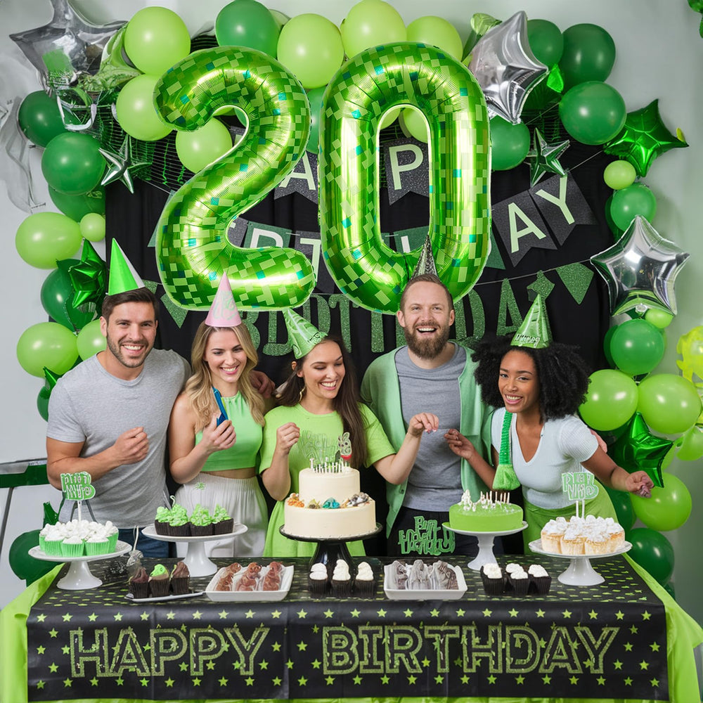 Froova lime balloon suitable for game-themed celebrations and events.