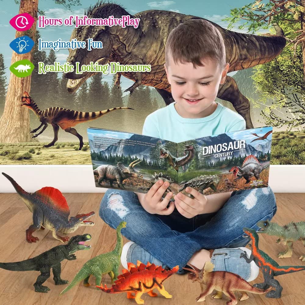 FRUSE dino-figure poses vary across the set to support dynamic storytelling