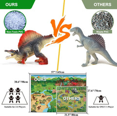 FRUSE Jurassic Ankylosaurus figure for tactile, durable play.