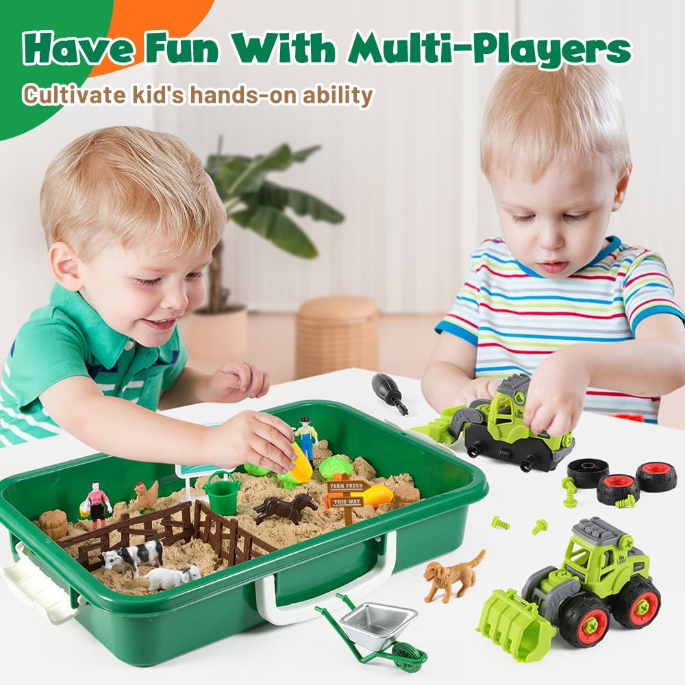 FRUSE animal figures and vegetables support storytelling play