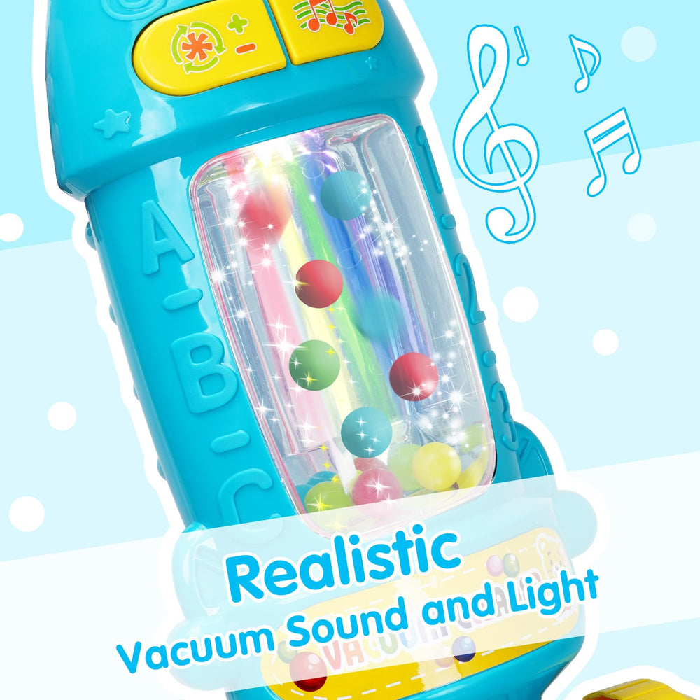 FS toy features ball popping action for interactive fun.