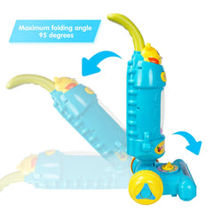 FS kids vacuum with smooth edges promotes safe play.