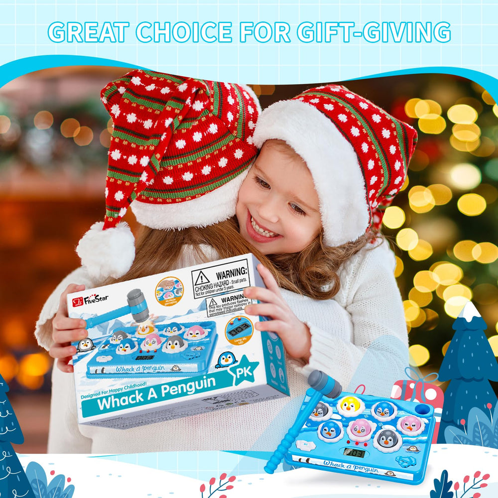 FS Pound-A-Penguin family play scene highlighting shared, screen-free fun