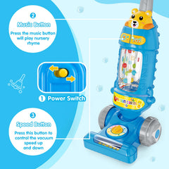 FS Toddler Vacuum Toy with ball popping action for interaction